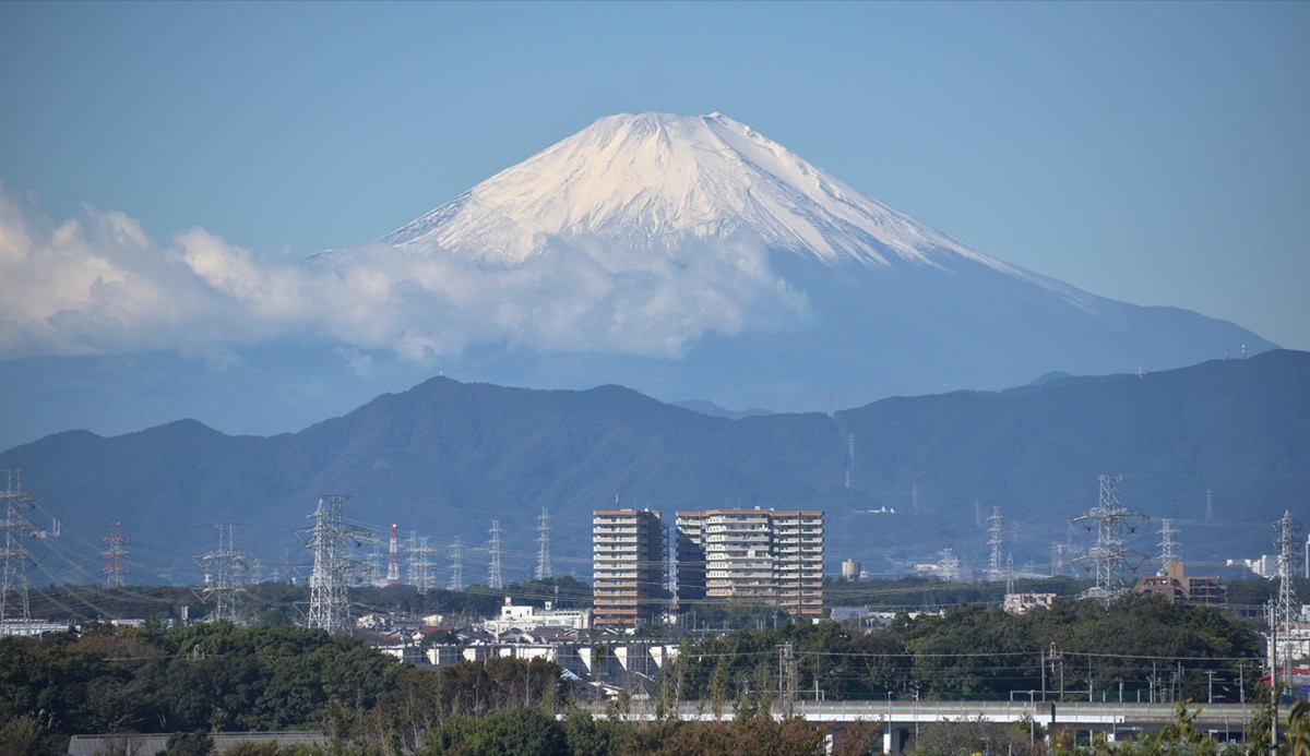 富士山も冬の装いへ