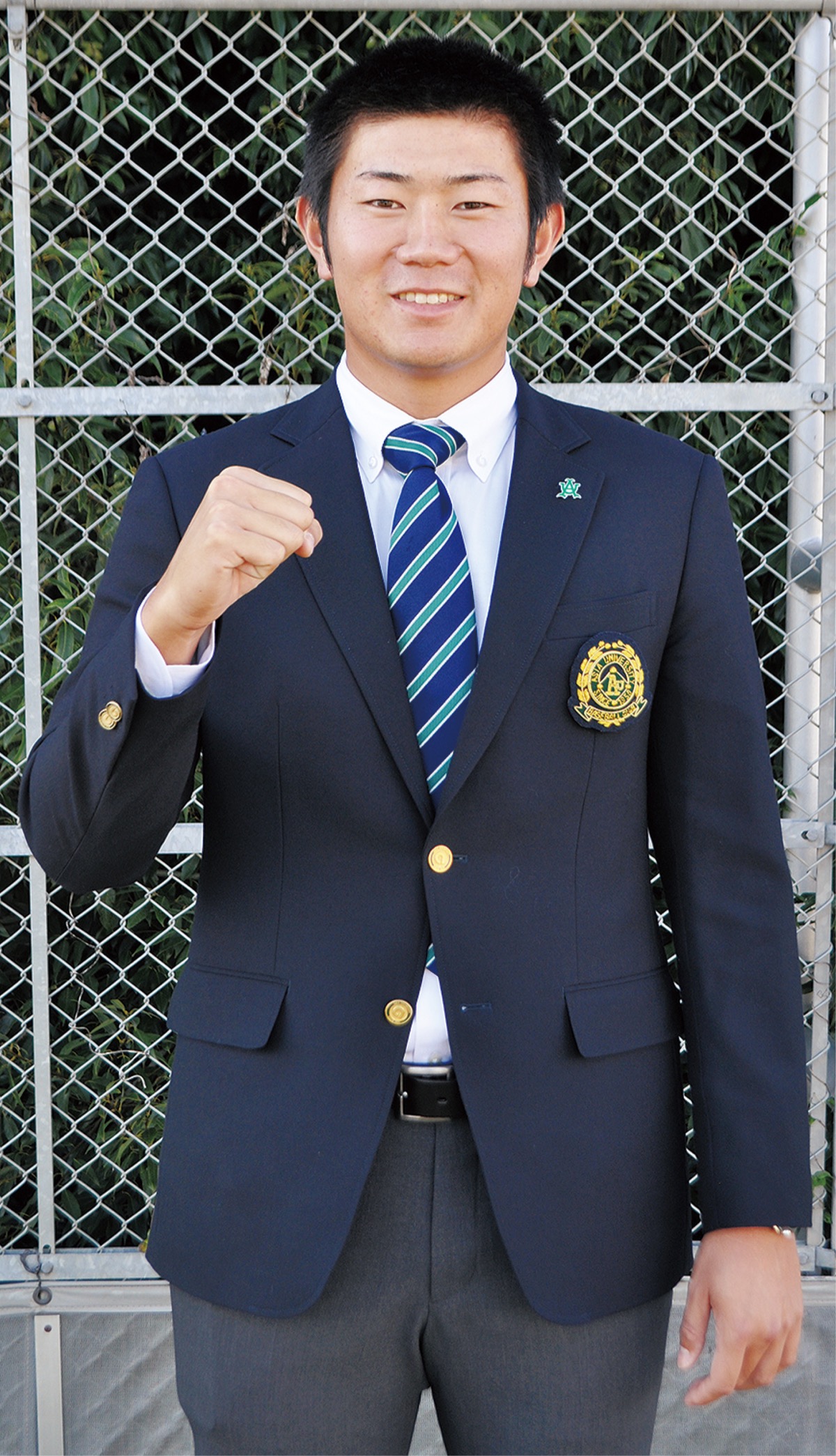 横浜隼人出身青山投手 西武から4位指名 プロ野球ドラフト会議で | 泉