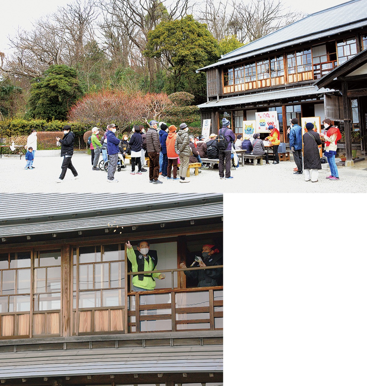 節分で豆まき｢福は内｣