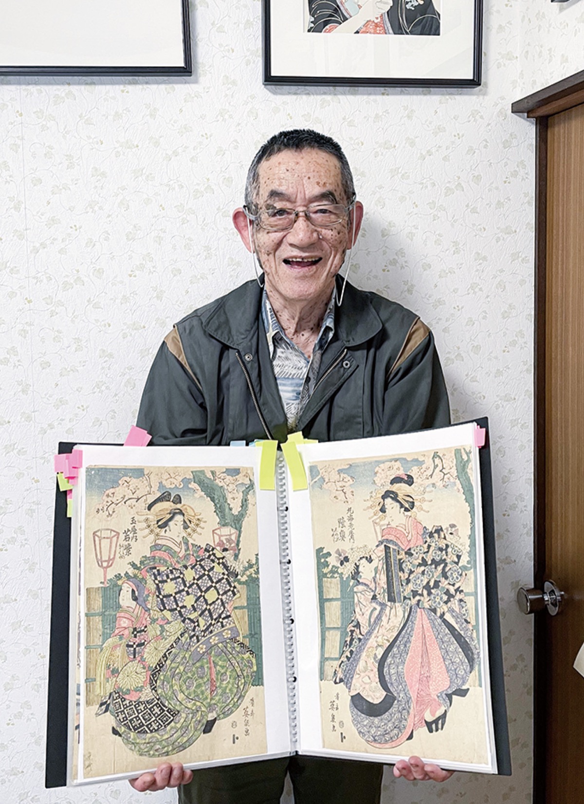 集めた浮世絵は約７００枚にもなる
