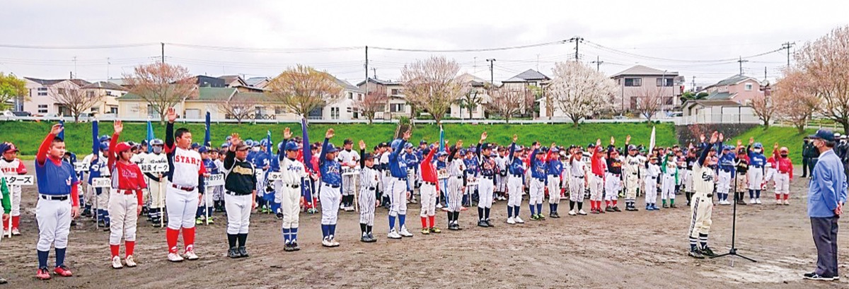 泉の野球少年にも春到来