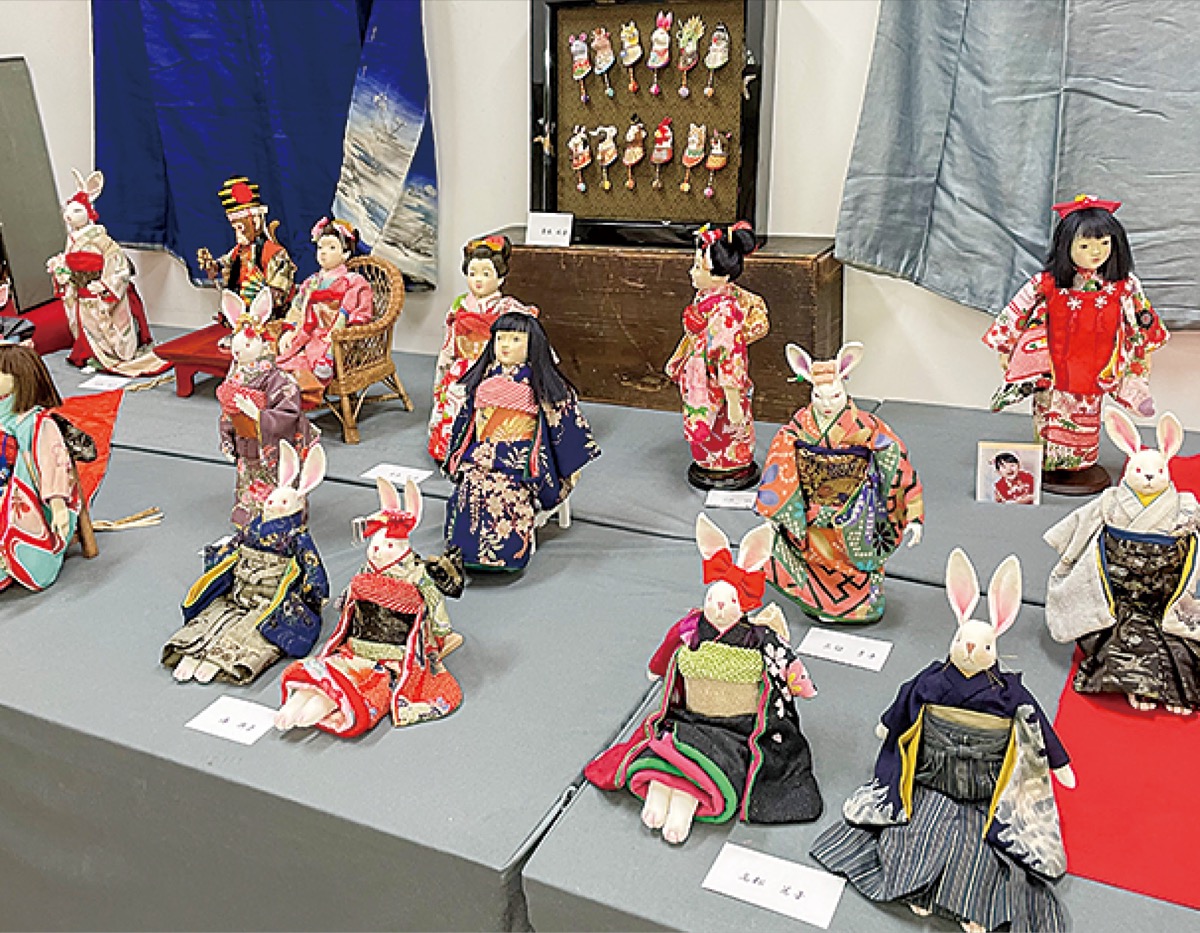 教室の生徒が作った人形