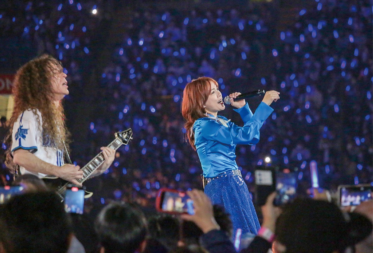 試合後ライブに相川さん