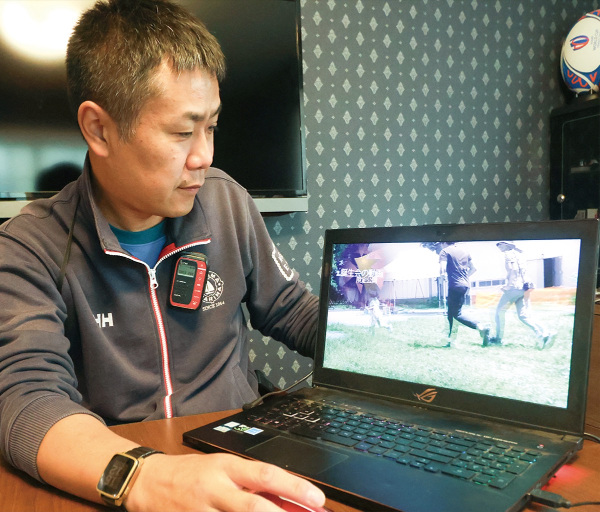 動画で園児の育ちを共有