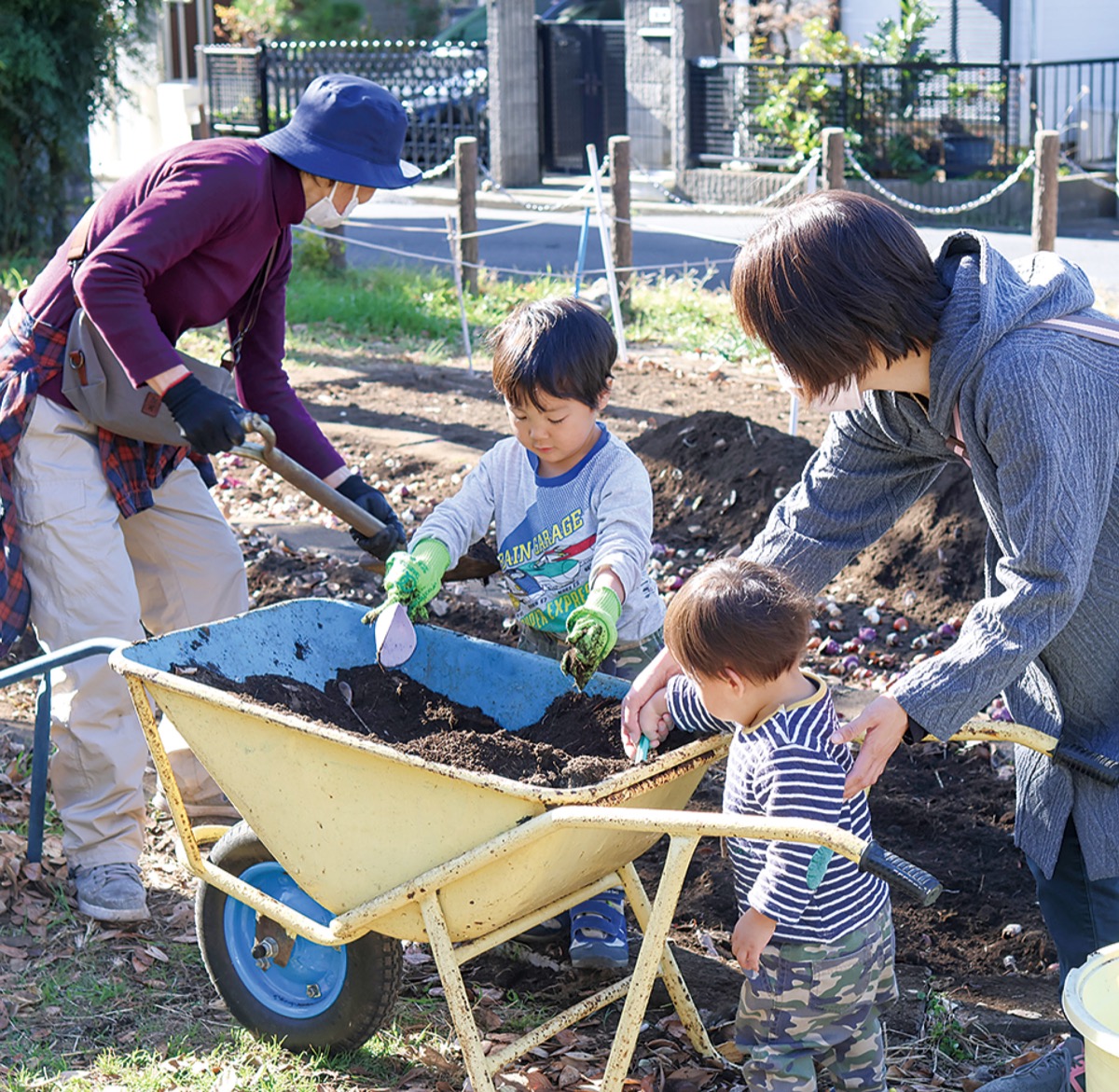 みんなの手できれいに