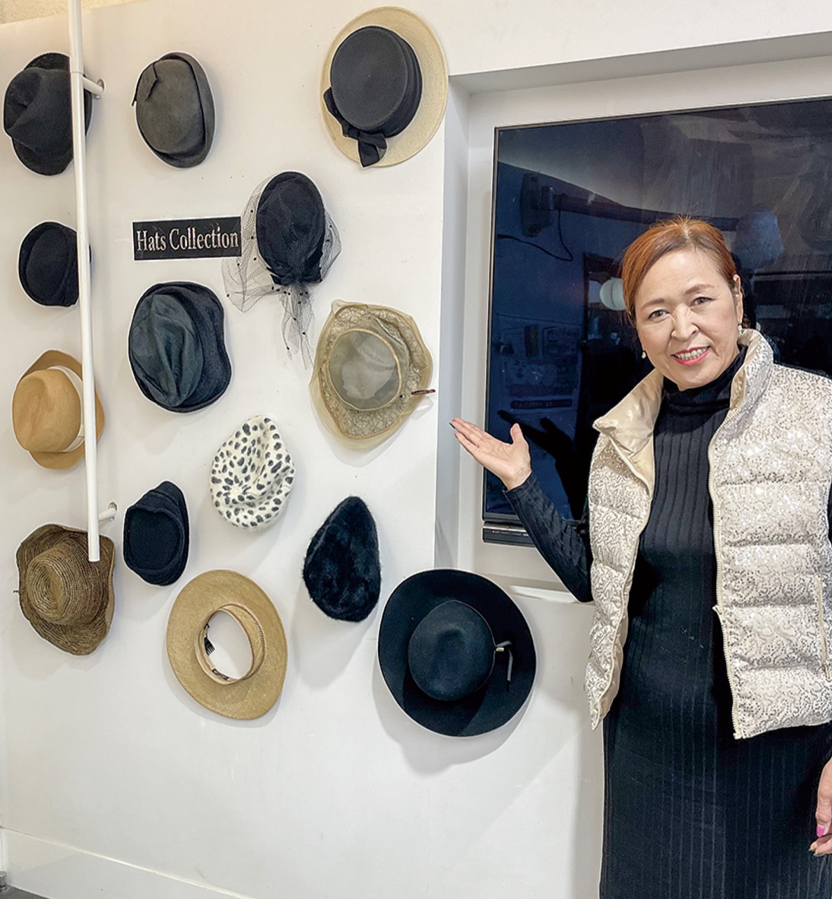 美への想い帽子に託して