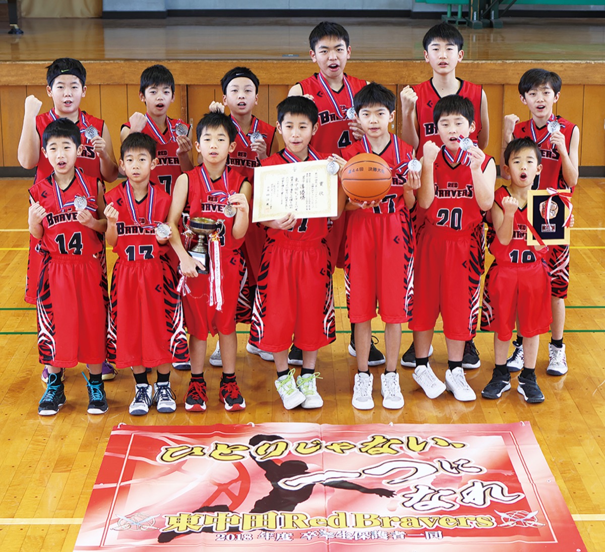 東中田が県大会準優勝