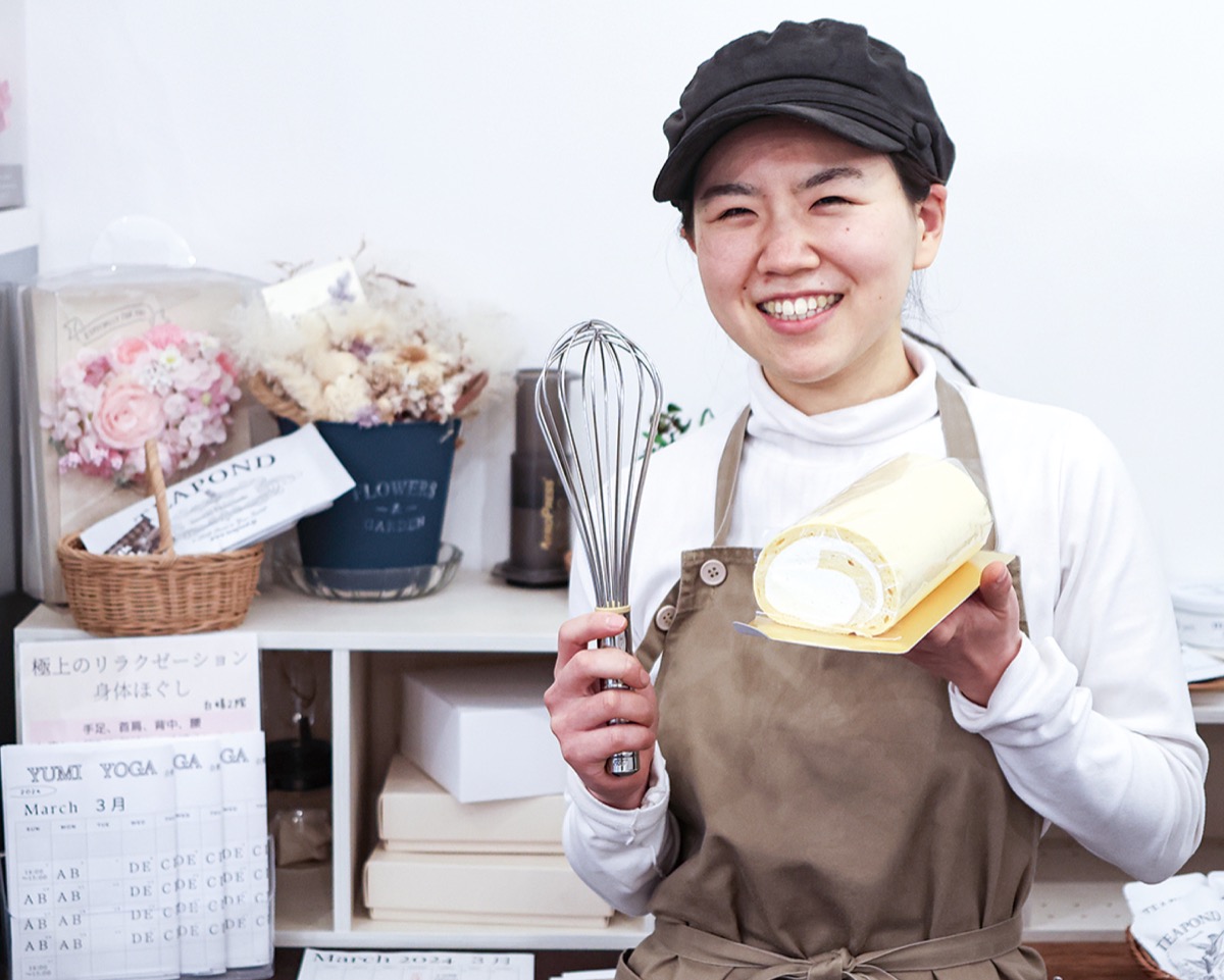 母校のそばでカフェ開業