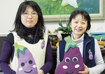 土方さん（右）と養護教諭の木村さん