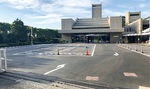 改修工事が終わった戸塚斎場駐車場