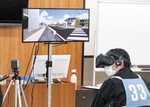 VRによる講習も実施された（提供写真）