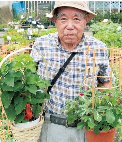 毎年鉢を提供している伊澤さん