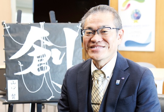 展望を語る山口区長