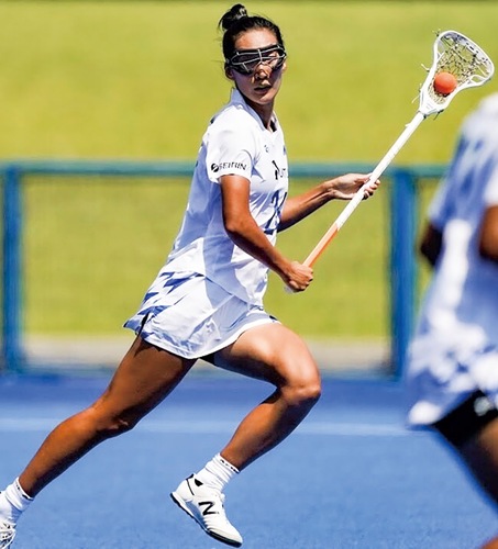 プレー中の小林さん（撮影・金子周平さん）