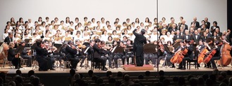泉公会堂で開かれた昨年１月の第九演奏会