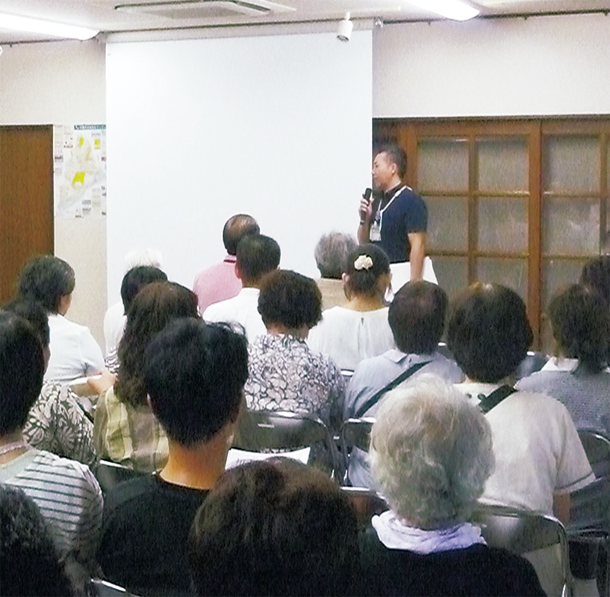 これまでは区担当者が研修会等の講師を務めていた