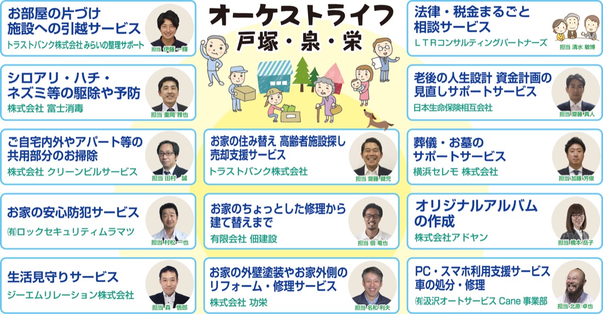弁護士 税理士 司法書士等 11の士業団体でコーディネート 住まい くらしのサポートセンター オーケストライフ戸塚 泉 栄 地元の各業種のプロが団結 オーケストライフ 戸塚区 タウンニュース