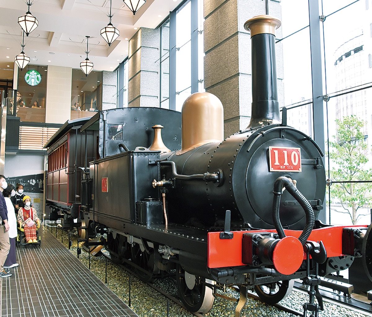 旧横ギャラリー 110形蒸気機関車 展示 鉄道の日 にちなみ催し 戸塚区 タウンニュース