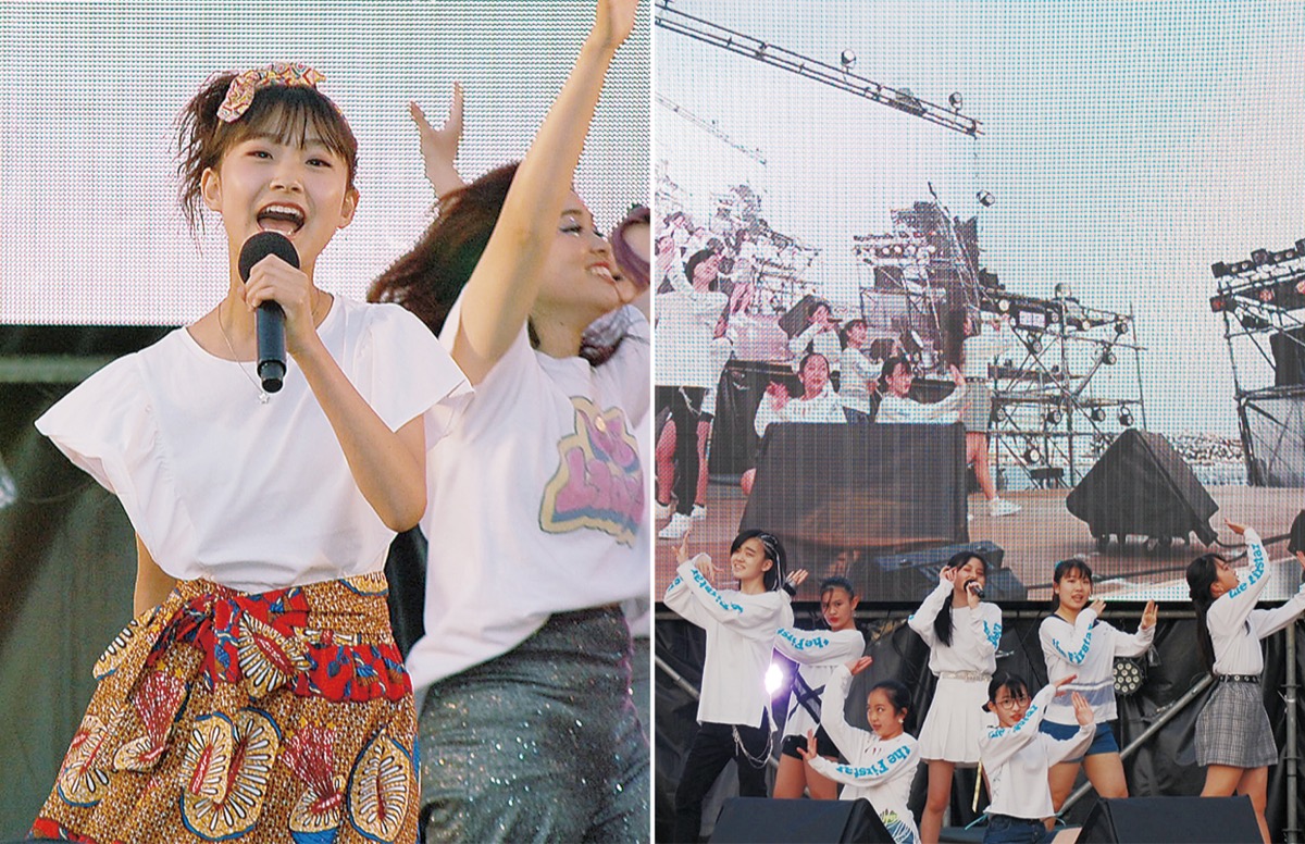 区内活躍のキッズが出演 (写真1)