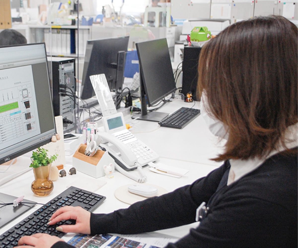 ▶社内業務では女性が活躍