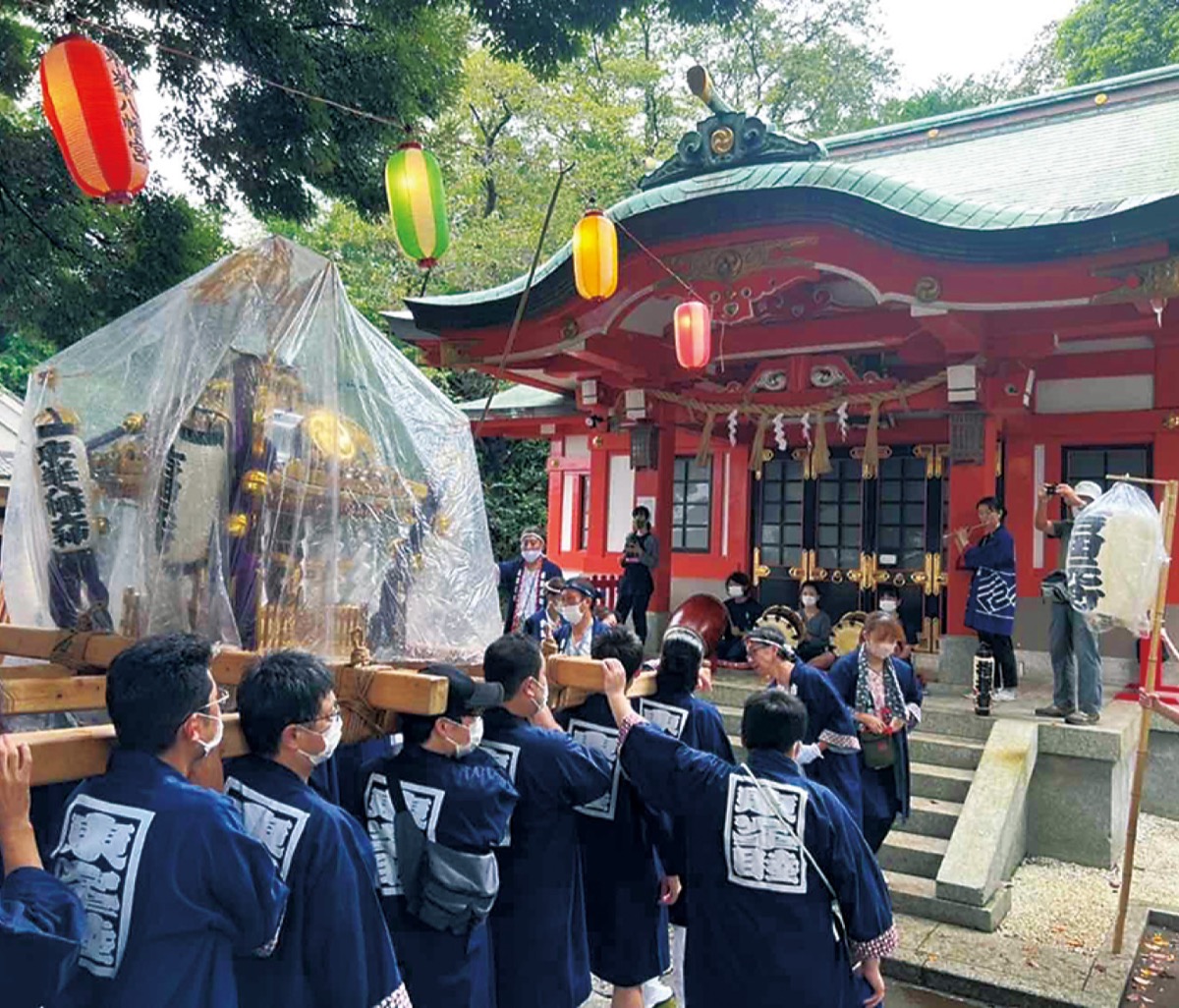 吉田元町町内会の神輿