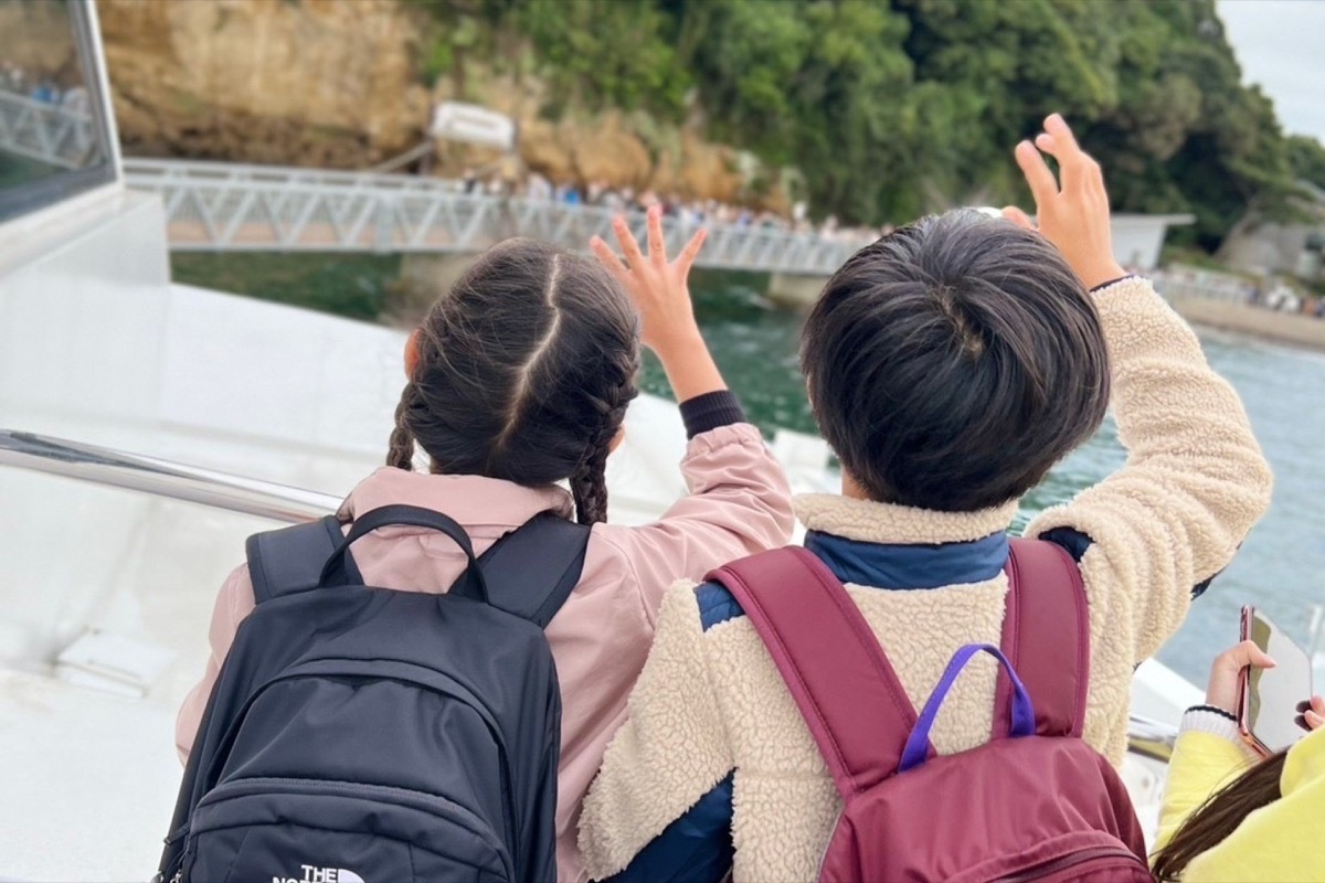 「TOTSU島」で子ども歓声