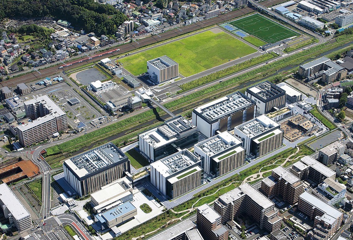 中外ライフサイエンスパーク横浜の航空写真