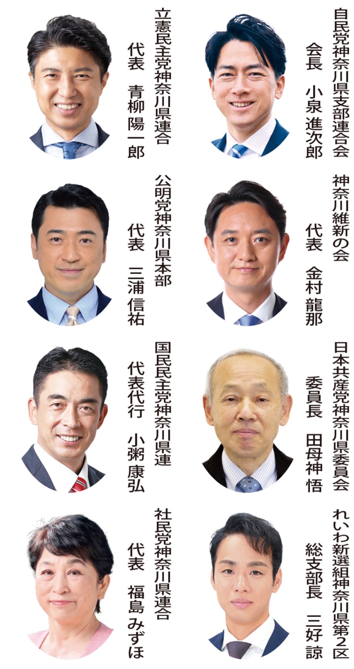 8党県代表が年頭所感 (写真1)