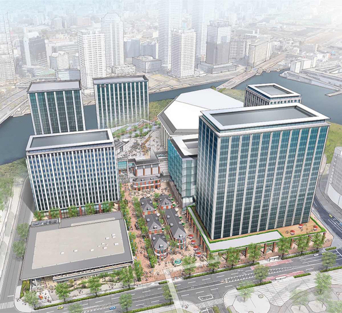 Ｋアリーナ隣に複合施設