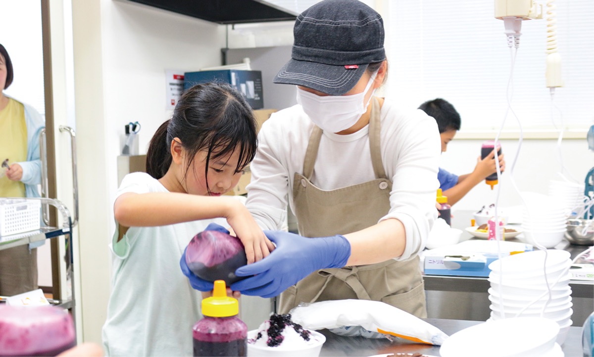 地元食材で｢かき氷｣味わい