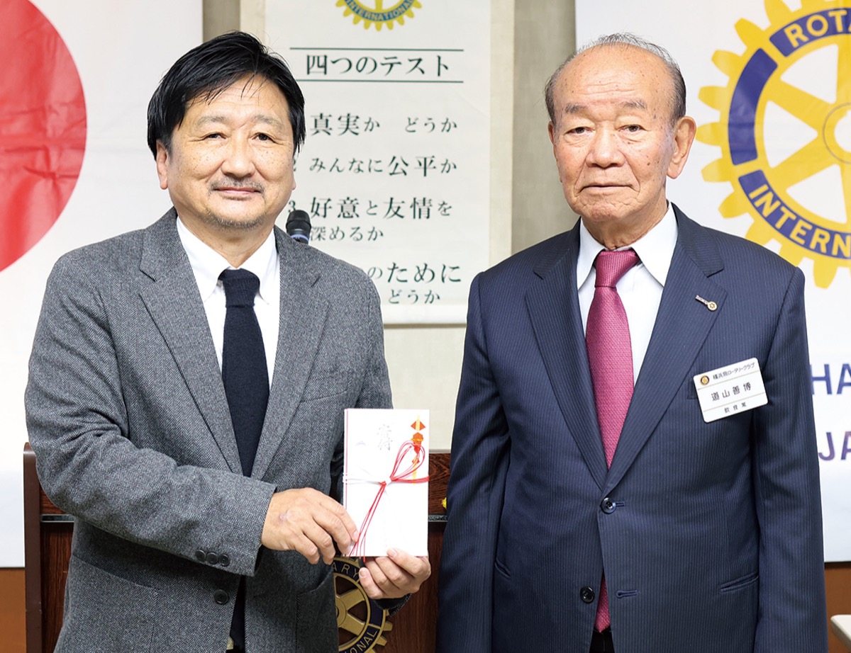 福祉施設に寄付続け