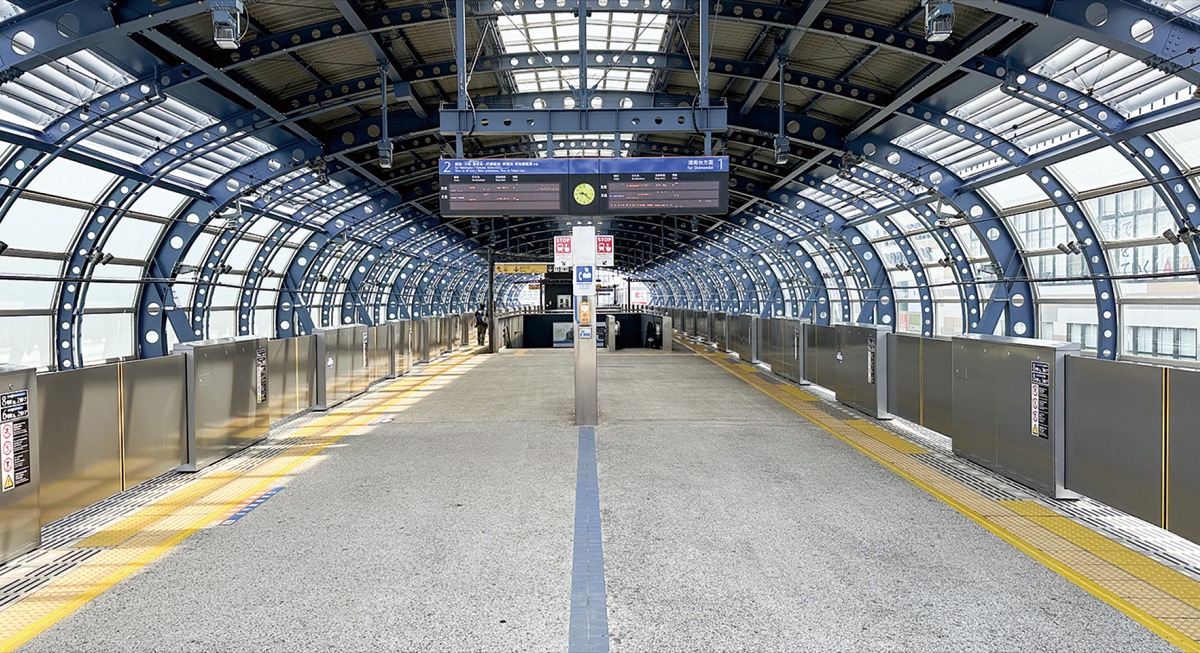 ゆめが丘駅ホーム＝提供