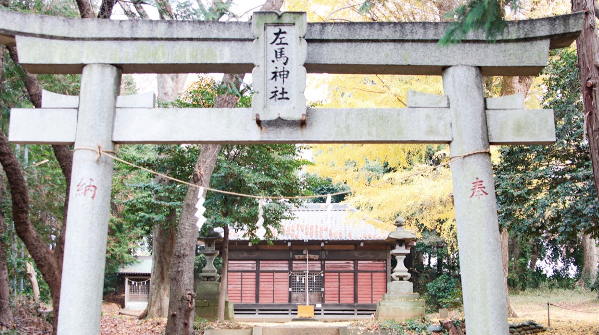 下飯田の｢左馬神社｣