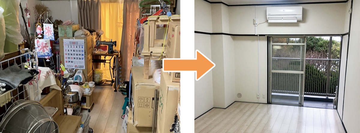 不要になった部屋の物を整理してスッキリ