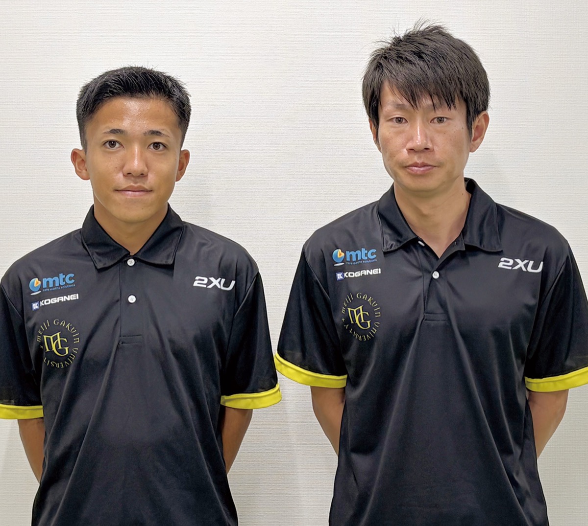 小出主将(左)と中村監督