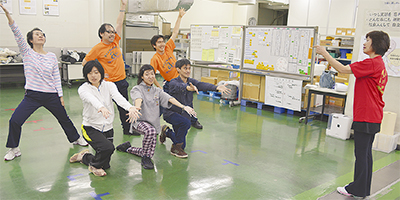 全国大会に向け練習中