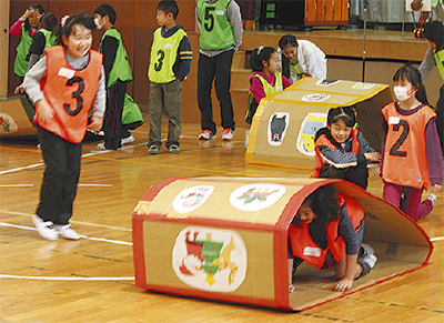 スポーツで三世代交流