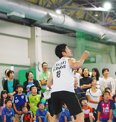 五輪選手が登場