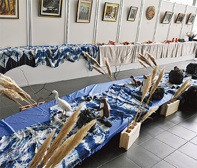 いたち川の自然を表現