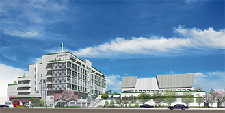 新総合庁舎のイメージ図