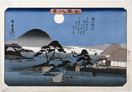 歌川広重、金沢八景を画く