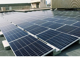 設置される太陽光発電パネルのイメージ＝横浜市提供