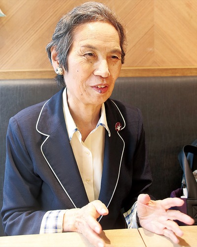 受賞の喜びを語る和田さん