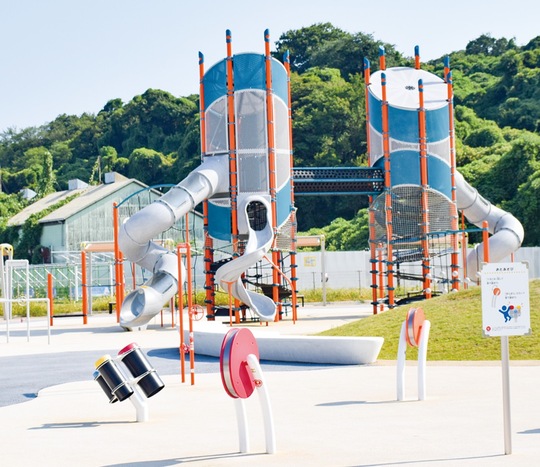 小柴自然公園のインクルーシブ遊具広場