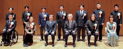 神奈川文化賞と未来賞、スポーツ賞の受賞者ら