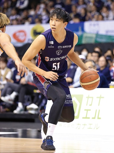 ユース出身で今季加入した兪龍海選手©︎B-CORSAIRS