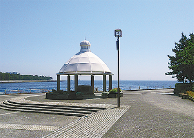 黒船ペリー来航、小柴沖に