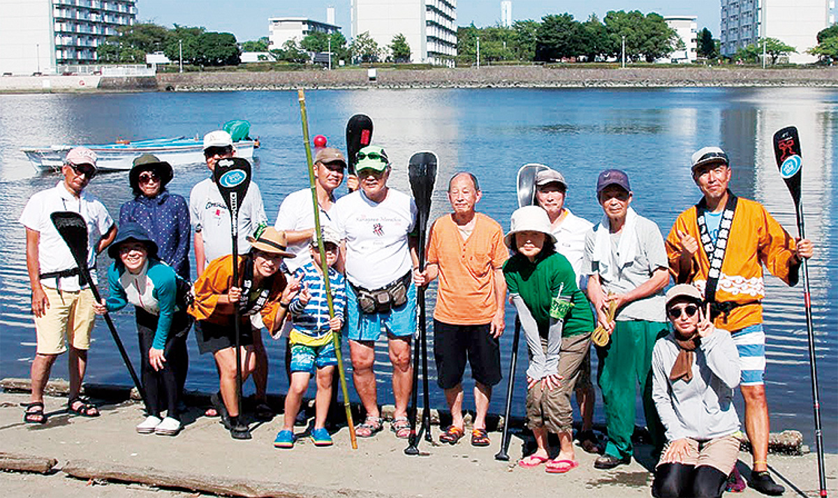 ＳＵＰ体験会の様子