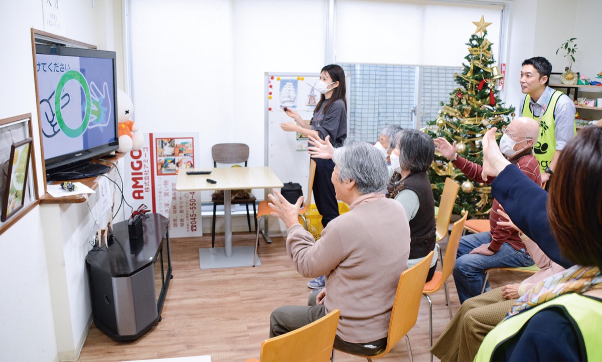 ゲームで高齢者を元気に