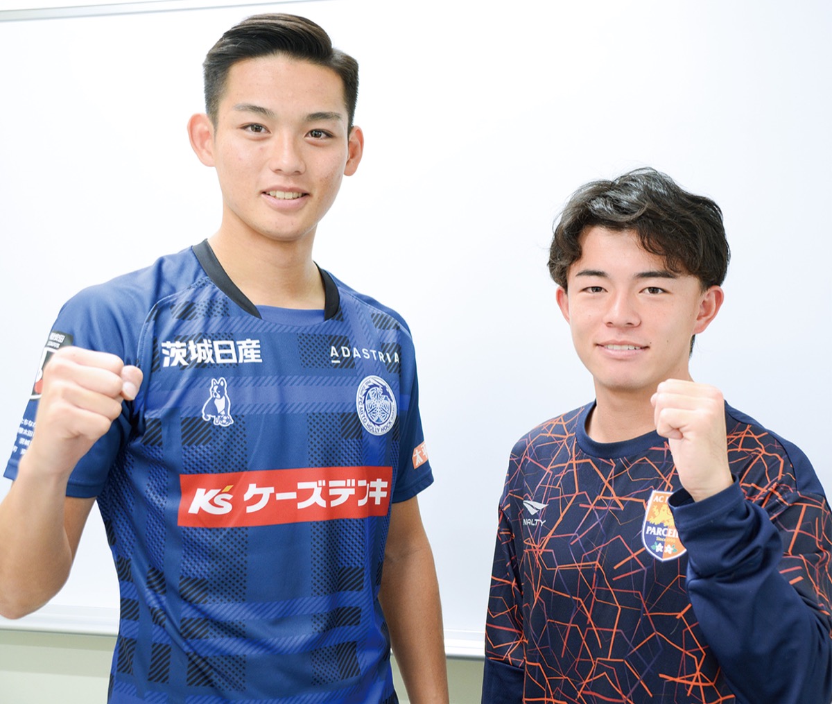 ２人がＪリーグに挑戦